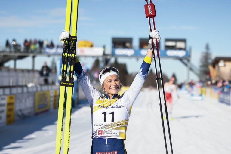 Karlssonová a Poromaa vítězi 20 km závodu v Les Rousses